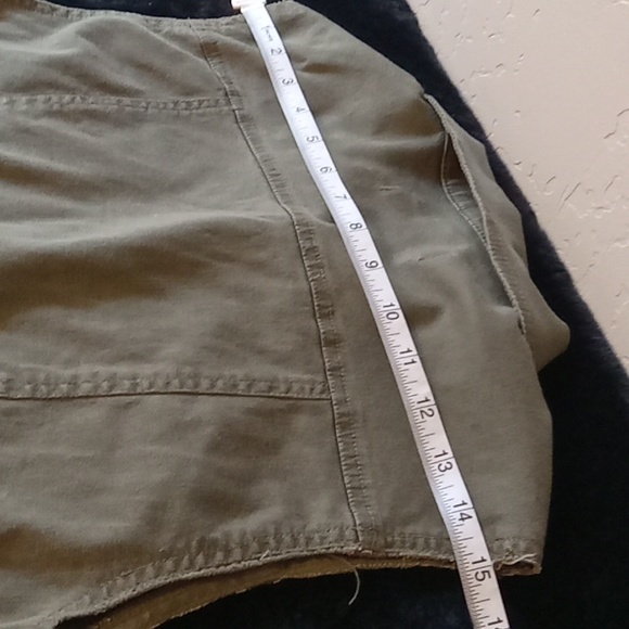 Gasoline DIY Crop army green demin vest - Picture 9 of 9